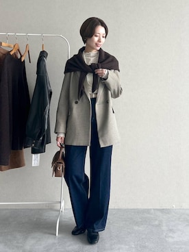 uemiさん（レディース・163cm）の秋コーディネート