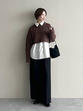 「mysty woman（ミスティウーマン）のアイテム」を使った、uemiさん（レディース・163cm）の秋コーディネート