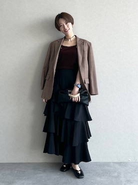 uemiさん（レディース・163cm）の秋コーディネート