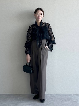 uemiさん（レディース・163cm）の秋コーディネート