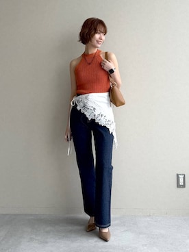 uemiさん（レディース・163cm）の春コーディネート