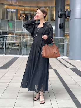 「骨格ナチュラル」｜uemiさん（レディース・163cm）の秋コーディネート