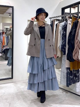 uemiさん（レディース・163cm）の秋コーディネート