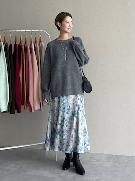 uemiさん（レディース・163cm）の秋コーディネート