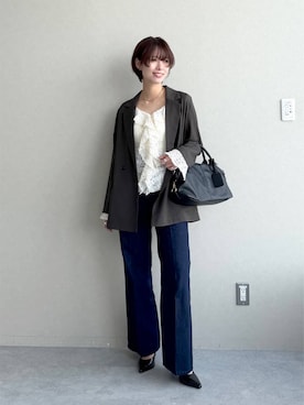uemiさん（レディース・163cm）の秋コーディネート