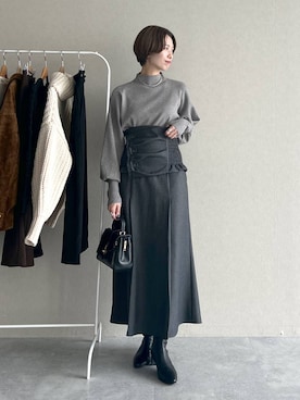 uemiさん（レディース・163cm）の秋コーディネート