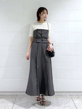 uemiさん（レディース・163cm）の春コーディネート