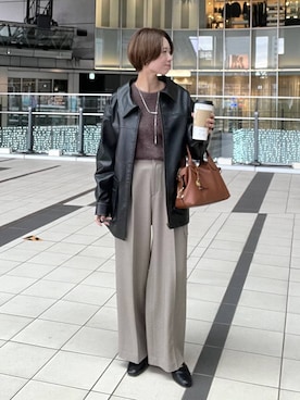 uemiさん(レディース・163cm)の冬コーディネート