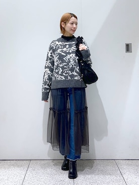 uemiさん（レディース・163cm）の冬コーディネート