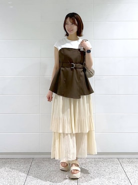 uemiさん(レディース・163cm)の春コーディネート