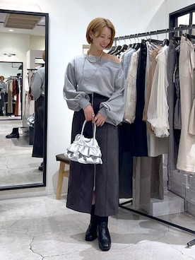 uemiさん（レディース・163cm）の秋コーディネート