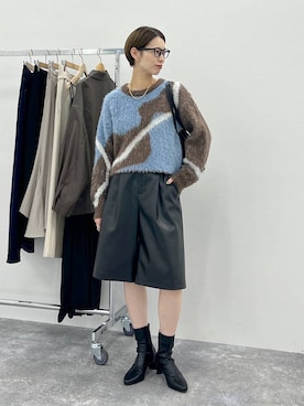 「mysty woman（ミスティウーマン）のアイテム」を使った、uemiさん（レディース・163cm）の秋コーディネート