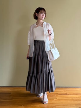 uemiさん（レディース・163cm）の春コーディネート