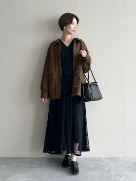 uemiさん（レディース・163cm）の秋コーディネート