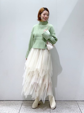 uemiさん（レディース・163cm）の冬コーディネート