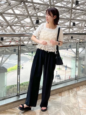 uemiさん（レディース・163cm）の春コーディネート