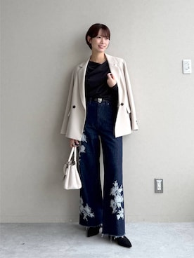 uemiさん（レディース・163cm）の秋コーディネート