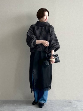 uemiさん（レディース・163cm）の秋コーディネート