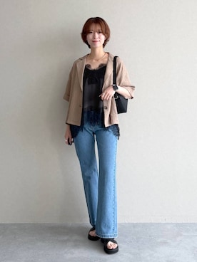 uemiさん（レディース・163cm）の夏コーディネート