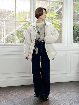 uemiさん（レディース・163cm）の冬コーディネート