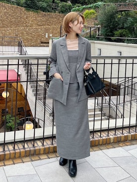 uemiさん（レディース・163cm）の秋コーディネート