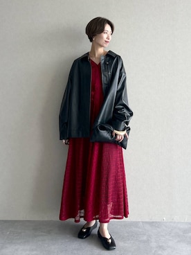 uemiさん（レディース・163cm）の秋コーディネート