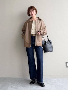 uemiさん（レディース・163cm）の春コーディネート