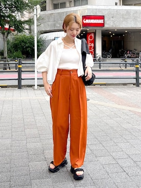 uemiさん（レディース・163cm）の秋コーディネート