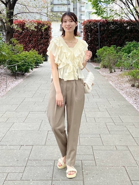 uemiさん(レディース・163cm)の春コーディネート