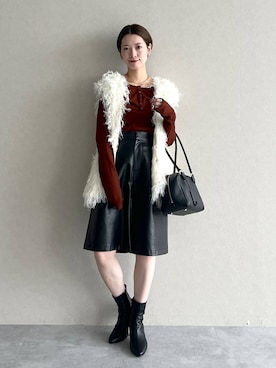 uemiさん（レディース・163cm）の秋コーディネート