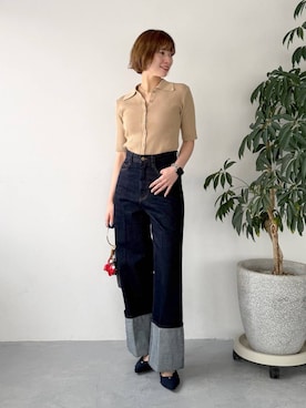 uemiさん（レディース・163cm）の春コーディネート