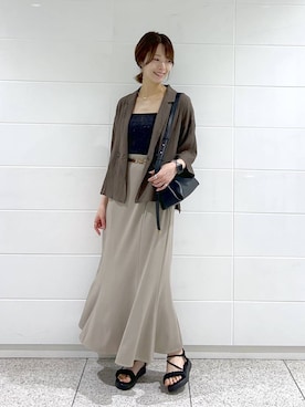 uemiさん（レディース・163cm）の夏コーディネート