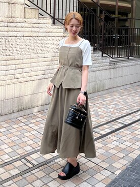 uemiさん（レディース・163cm）の夏コーディネート