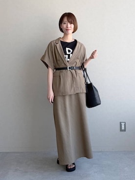 uemiさん(レディース・163cm)の春コーディネート