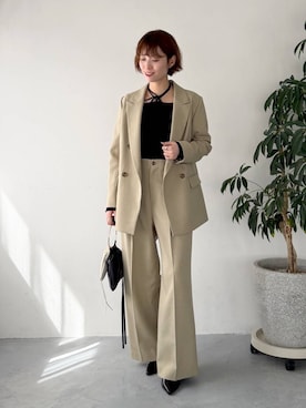 uemiさん（レディース・163cm）の春コーディネート