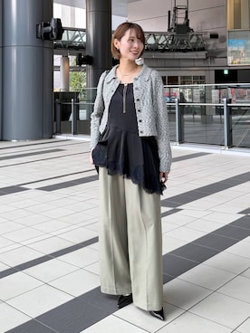 uemiさん（レディース・163cm）の春コーディネート