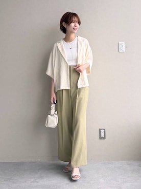 uemiさん（レディース・163cm）の夏コーディネート