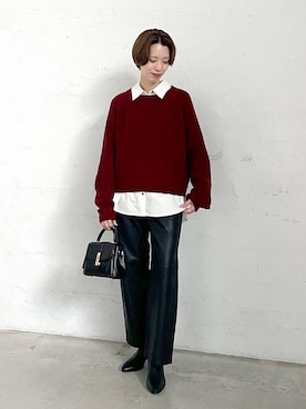 uemiさん（レディース・163cm）の冬コーディネート