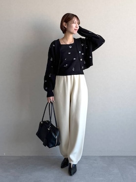 uemiさん（レディース・163cm）の冬コーディネート