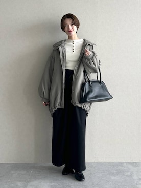 「mysty woman（ミスティウーマン）のアイテム」を使った、uemiさん（レディース・163cm）の秋コーディネート