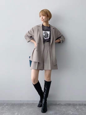 uemiさん（レディース・163cm）の夏コーディネート