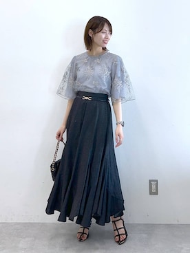 uemiさん（レディース・163cm）の春コーディネート