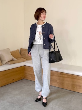 uemiさん（レディース・163cm）の冬コーディネート