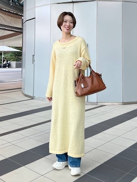 「ボストンバッグ」｜uemiさん（レディース・163cm）の秋コーディネート