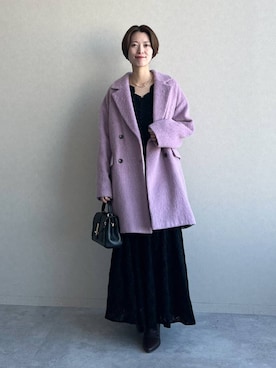 uemiさん（レディース・163cm）の冬コーディネート