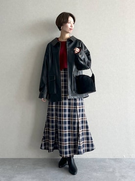 uemiさん（レディース・163cm）の秋コーディネート
