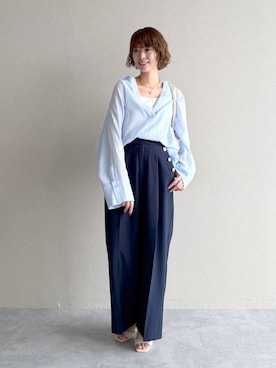 uemiさん（レディース・163cm）の春コーディネート