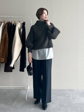 uemiさん（レディース・163cm）の秋コーディネート