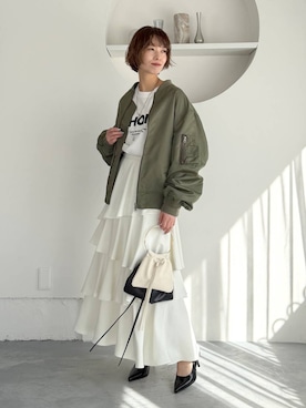 uemiさん（レディース・163cm）の冬コーディネート