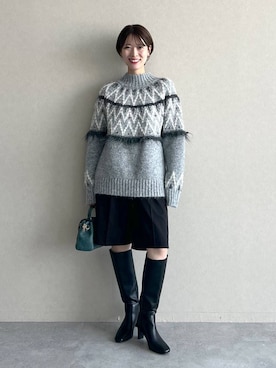 uemiさん(レディース・163cm)の冬コーディネート